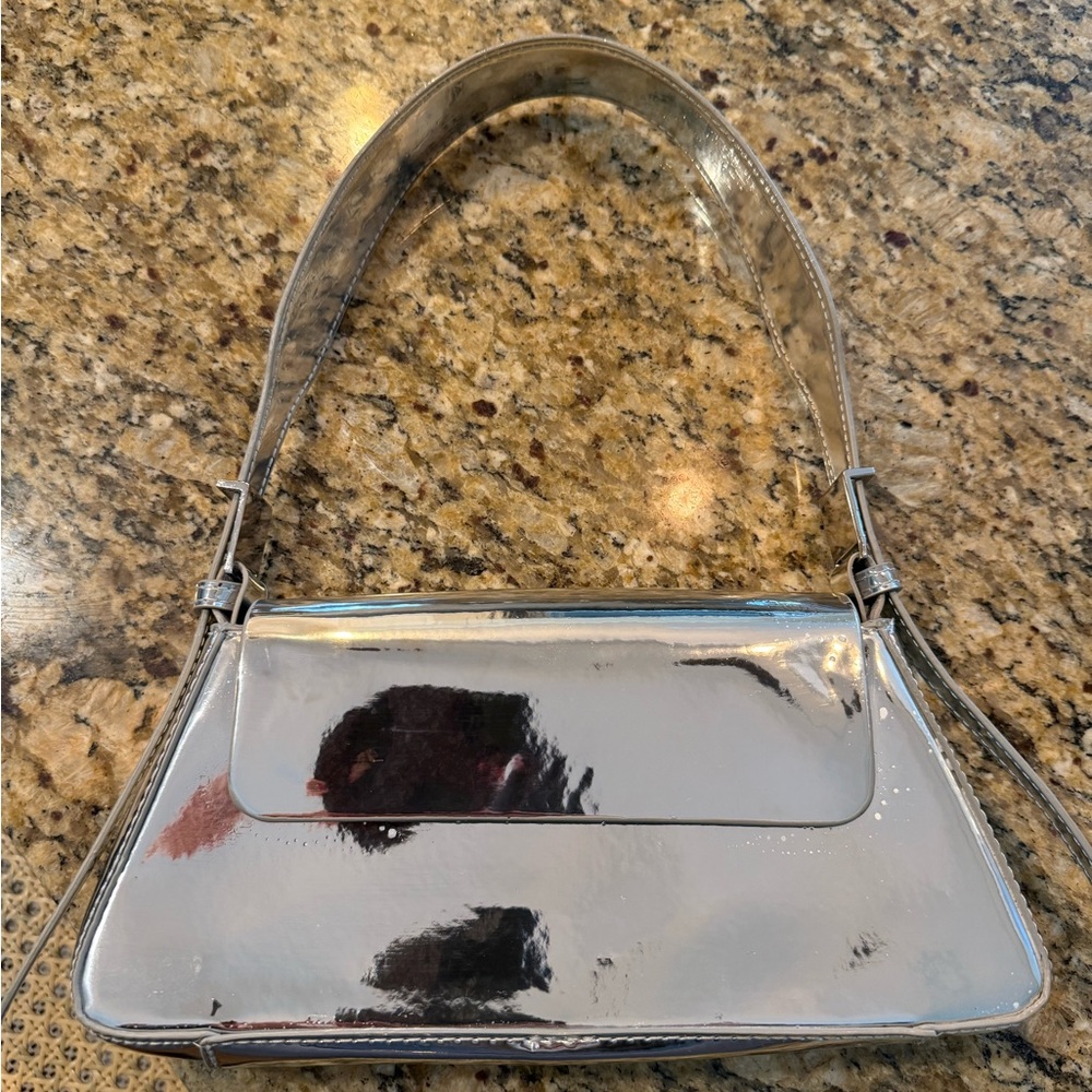 Silver Women's Clutch